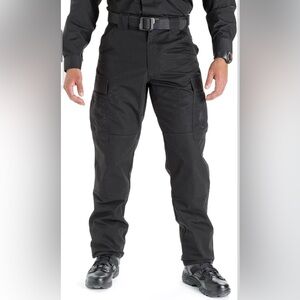 5.11 Tactical Series Pants 74003 Mens Ripstop Cargo Black 39 1/2-43 Utility